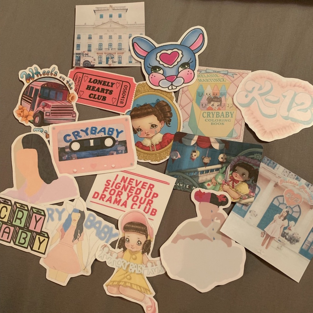 Melanie Martinez Handmade Sticker Pack